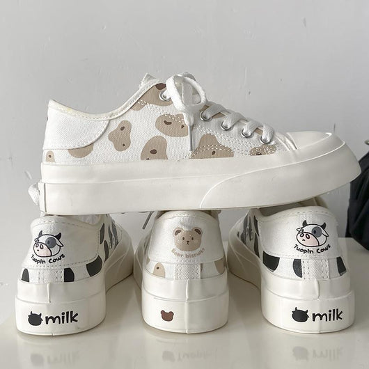 Zapatillas de Lona Blancas para Mujer - Estilo Casual Versátil Primavera Verano - Image 3