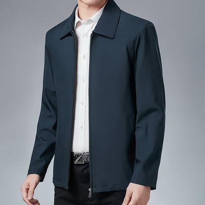 Chaqueta Casual con Solapa para Hombre Maduro - Image 4