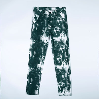 Jeans Rectos Tie-Dye Artesanal para Hombre - Image 15