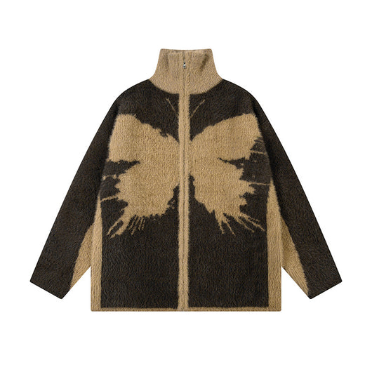 Suéter Oversize Patchwork Cuello Alto Comodidad Total - Image 16