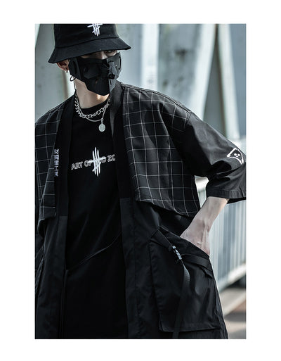 Camisa Retro Suelta con Costuras Reforzadas y Manga Tres Cuartos para Hombre - Image 17