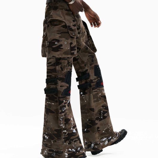 Pantalones de Trabajo Tácticos Camuflados con Refuerzo Protector - Image 10