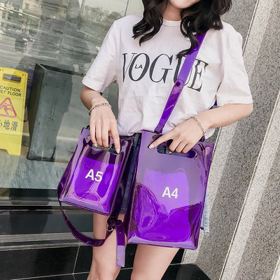 Bolsa Femenina Personalizada en PVC Color Sólido - Image 12
