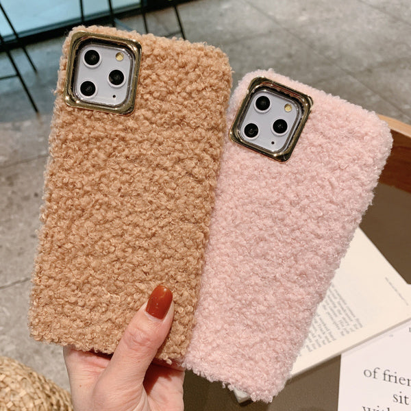 Funda Móvil Peluche Otoño e Invierno - Protección Suave y Cálida