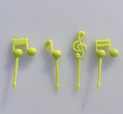 Juego de 16 Tenedores Infantiles con Diseño de Notas Musicales - Image 6