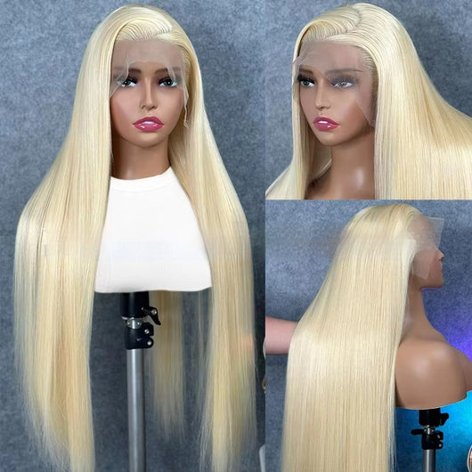 Peluca Rubia 613 Cabello Natural Liso 12-40 Pulgadas - Personalizable - Image 4