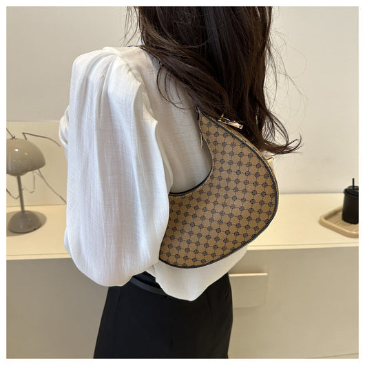 Bolso Bandolera Occidental Estilo Crescent con Estampado - Image 21
