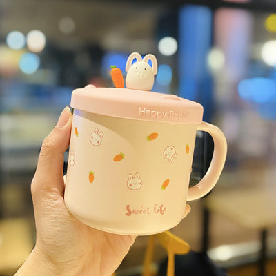 Taza Térmica con Cuchara y Tapa - Diseño Corazón Adorable para Niña - Image 13