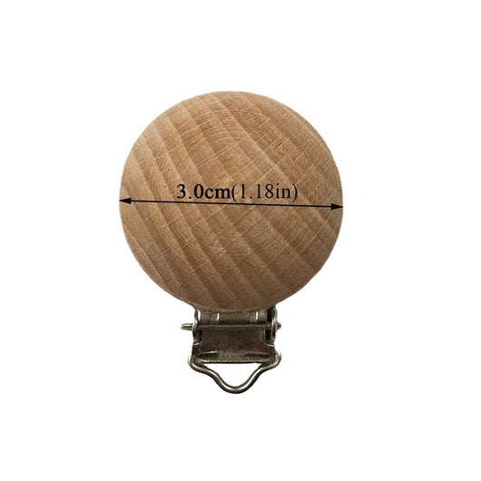 Clip para Chupete de Madera con Cadena de Confort para Bebés - Image 6