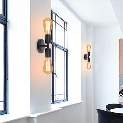 Lámpara de Pared Doble Cabezal para Dormitorio y Pasillo