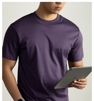 Camiseta de Algodón Mercerizado Tratado con Amoníaco Líquido para Hombre - Image 26