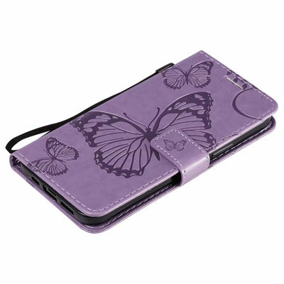 Funda de Cuero para Teléfono con Mariposa Prensada - Image 34