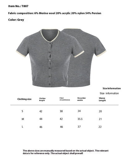 Playera Retro Americana Cute Simple para Chicas - Image 8