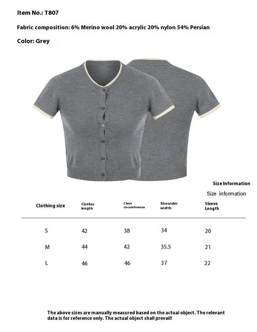 Playera Retro Americana Cute Simple para Chicas - Image 8