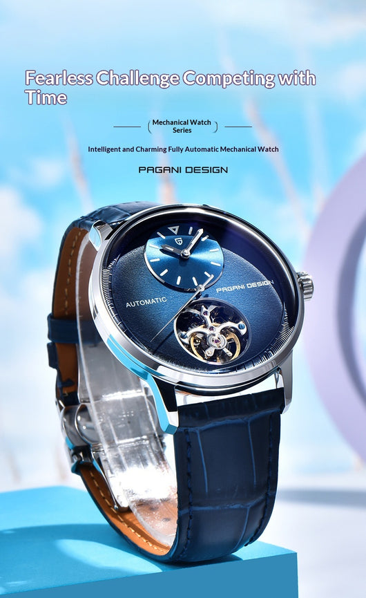 Reloj Automático Tourbillon de Lujo para Hombre con Esfera Luminosa - Image 25