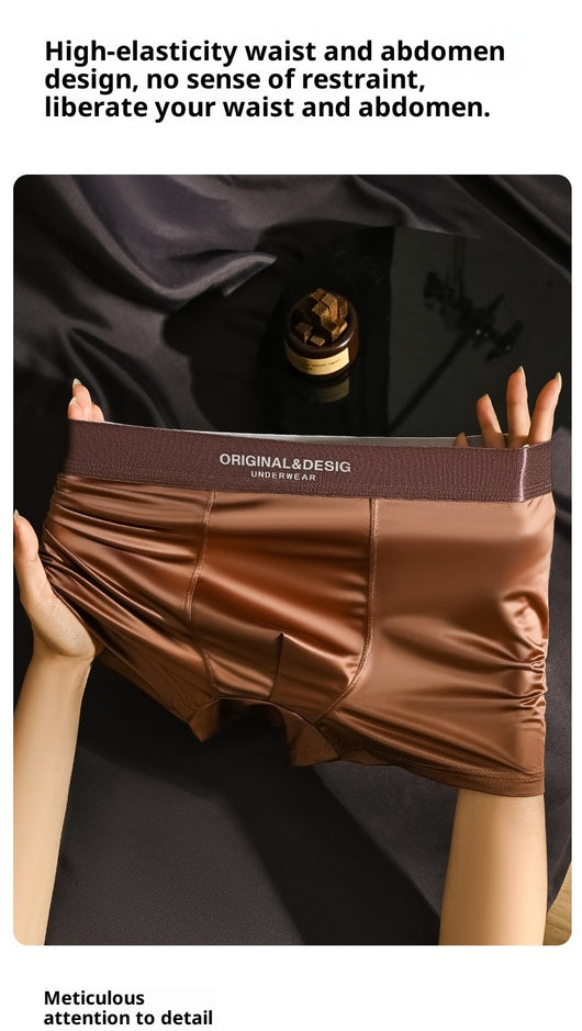 Bóxers de Seda de Hielo Ligera de Lujo para Hombre - Transpirables para Verano - Image 23