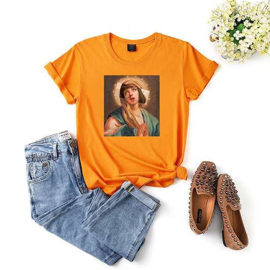 Camiseta Estampada de Manga Corta para Mujer - Image 9