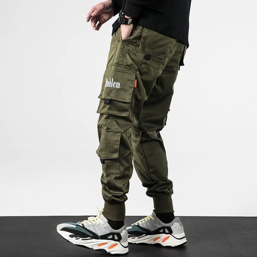Overol Holgado Hip-Hop Tendencia Nacional Efecto Acortado - Image 8