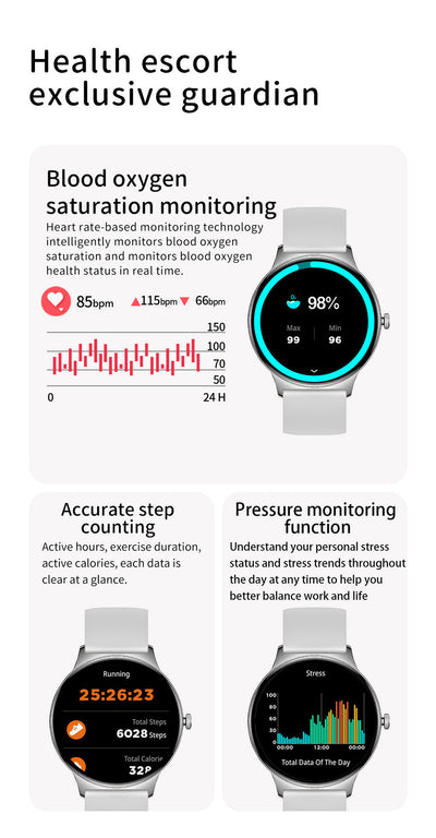 Reloj Inteligente V89 Ultra Delgado con Pantalla Full HD y Llamadas Bluetooth - Image 17