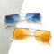 Gafas de Sol Cuadradas Unisex con Protección Lateral y Lentes Bloqueantes