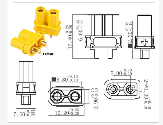 Conector Banana de Alta Corriente para Motores de Aeromodelismo (Macho y Hembra) - Image 10