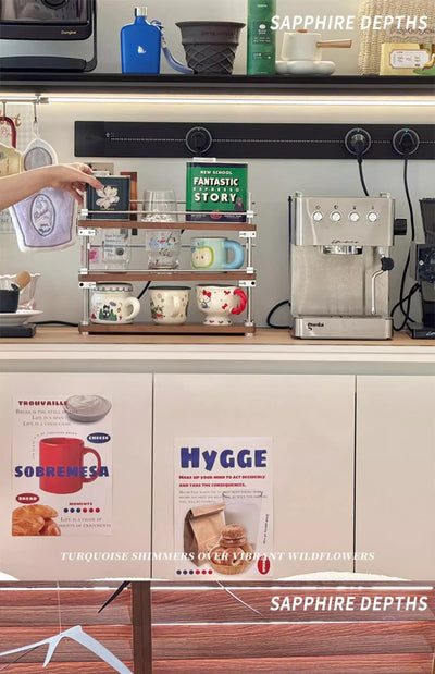 Repisa Estante para Máquina de Café Estilo Retro Moderno - Image 26