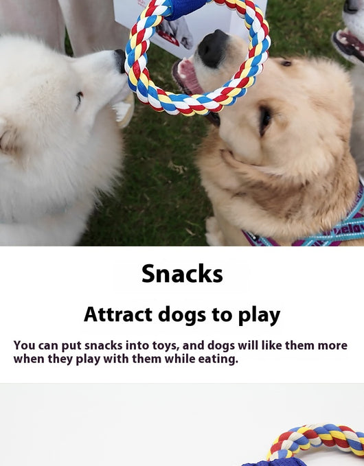 Juguete de Cuerda para Tirar Limpiador Dental Interactivo para Perros - Image 13