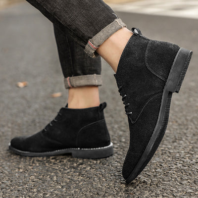 Zapatos y Botas de Negocios Retro Británico para Hombre - Image 14