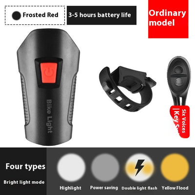 Luz Frontal para Bicicleta USB con Altavoz y Velocímetro - Image 16