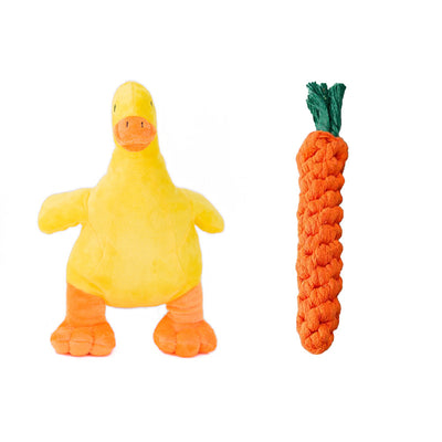 Juguete para Perros Pato Sonoro de Peluche - Resistente y Entretenido - Image 8