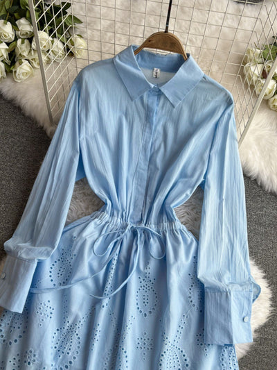 Vestido Midi Ajustado con Mangas Farol - Efecto Silueta Esbelta - Image 3