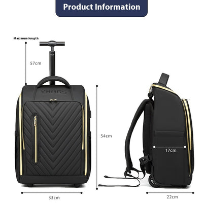 Mochila Trolley Viajero Ultra Ligera con Asa Telescópica - Image 5