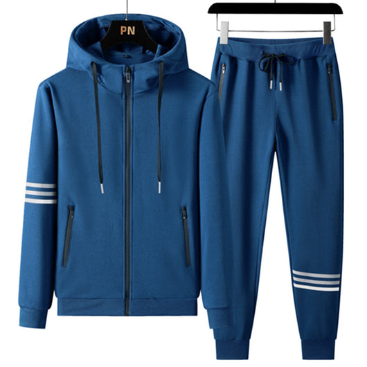 Conjunto Deportivo de Sudadera con Capucha y Pantalón en Algodón Puro para Hombre - Image 6