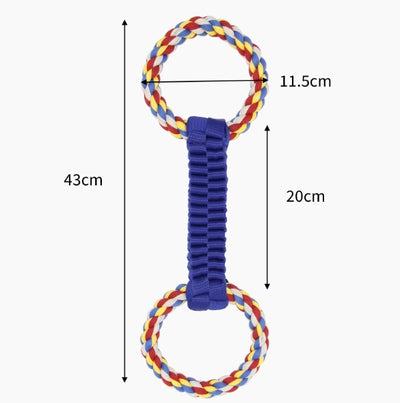 Juguete de Cuerda para Tirar Limpiador Dental Interactivo para Perros - Image 5