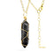Dorado Copper Wire And Chain Negro Turquoise