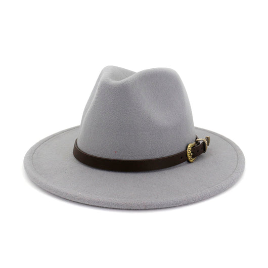 Sombrero Clásico de Lana Británica para Mujer con Ala Ancha - Image 3