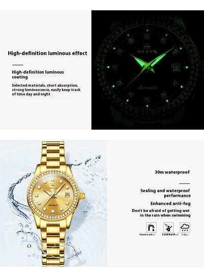 Reloj Mecánico Impermeable Versátil para Mujer - Image 15