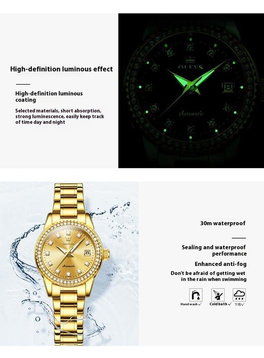Reloj Mecánico Impermeable Versátil para Mujer - Image 15