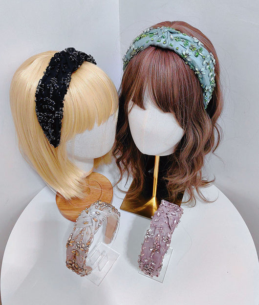 Diadema de Seda con Diamantes Incrustados - Image 10