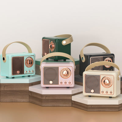 Parlante Bluetooth Retro Portátil - Sonido Inalámbrico para Móvil y Computadora - Image 12