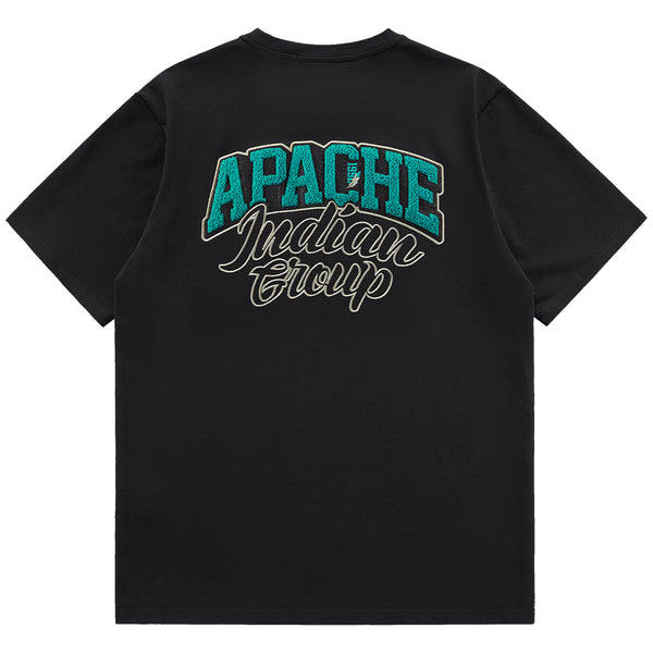 Camiseta Hombre Bordado Letras Americanas - Image 4