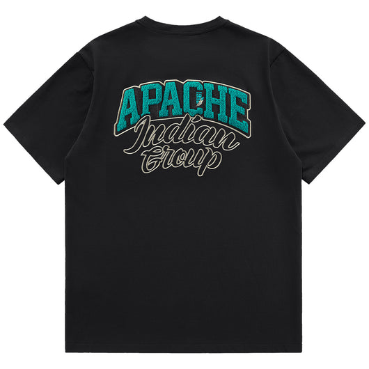 Camiseta Hombre Bordado Letras Americanas - Image 4