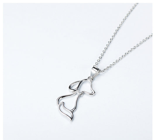 Collar de Plata 925 con Dije de Perro para Mujer - Image 13