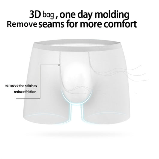 Calzoncillos de Seda de Hielo sin Costuras - Boxers Masculinos Cómodos y Sexys - Image 7