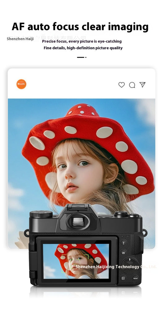 Cámara Mirrorless 6K HD Retro - Profesional y Compacta - Image 21