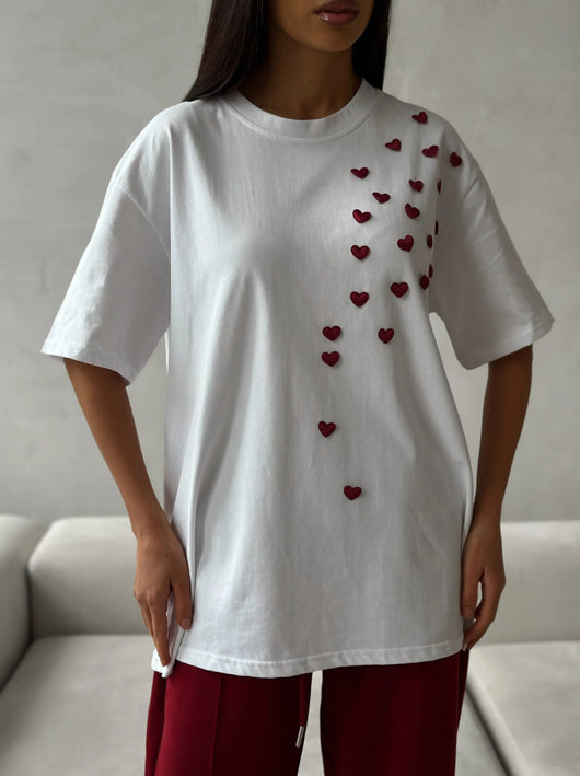 Playera Casual para Mujer con Bordado Love - Image 9