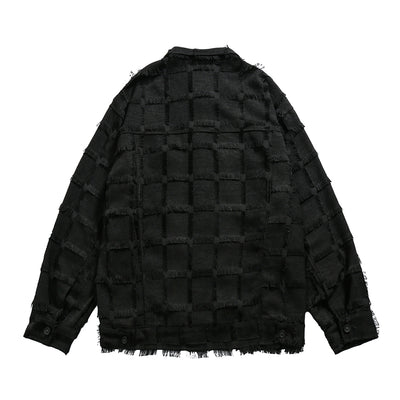 Chaqueta Jacquard con Borlas Color Sólido - Estilo High Street - Image 15
