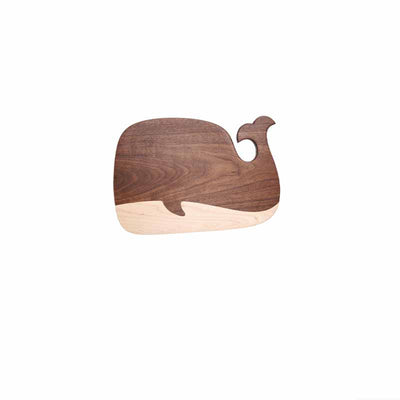 Tabla de Corte de Nogal Negro con Diseño de Ballena - Image 7
