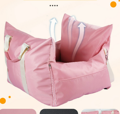 Cama Nido Dual para Auto - Cojín Ajustable para Perros y Gatos - Image 12