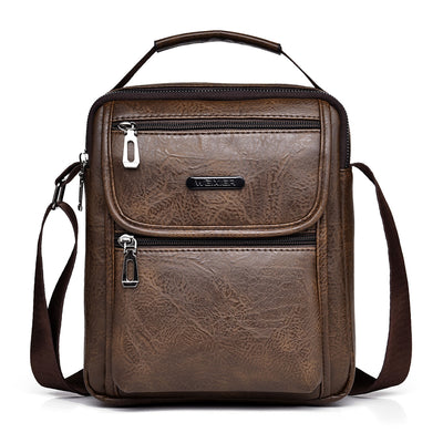 Bolsa Mensajero Vintage Portátil para Hombre - Image 4